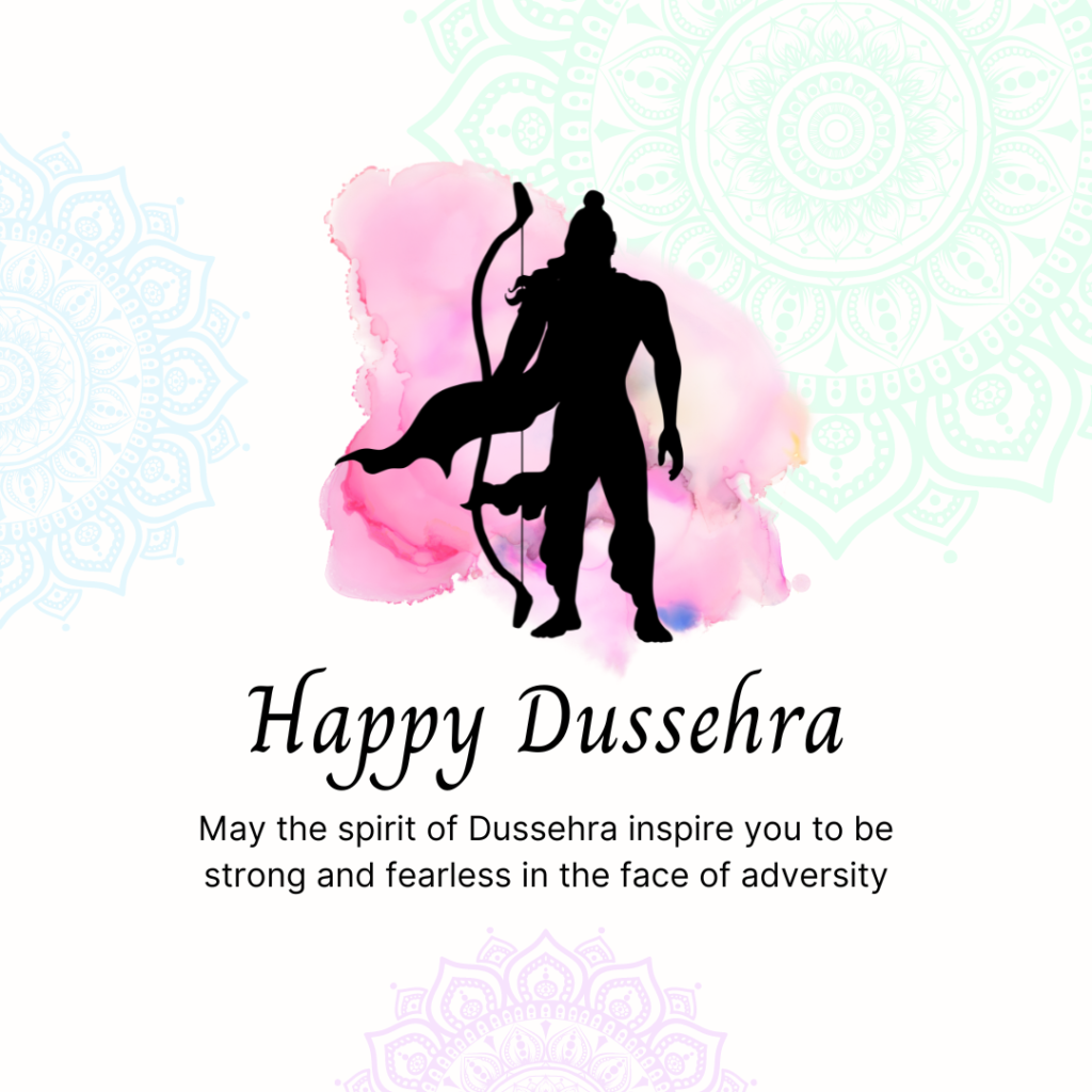 Colorful Festive Happy Dussehra Instagram Post